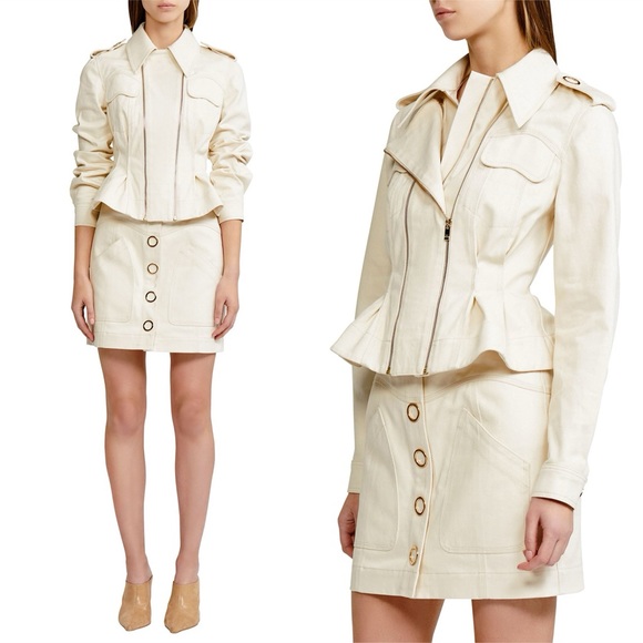 ACLER / Set of Ainsley Denim Jacket & Skirt - Picture 1 of 14